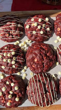 Red Velvet Stuffed Cookie